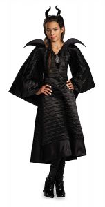 Black Gown Girls Costume of Maleficent