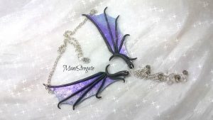 Gothic Necklace Inspired by Maleficent