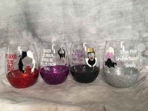 Disney Villain Wine Glass Collection