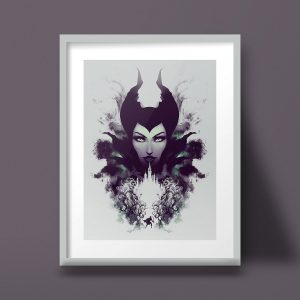 Maleficent Fairy Tale Illustration