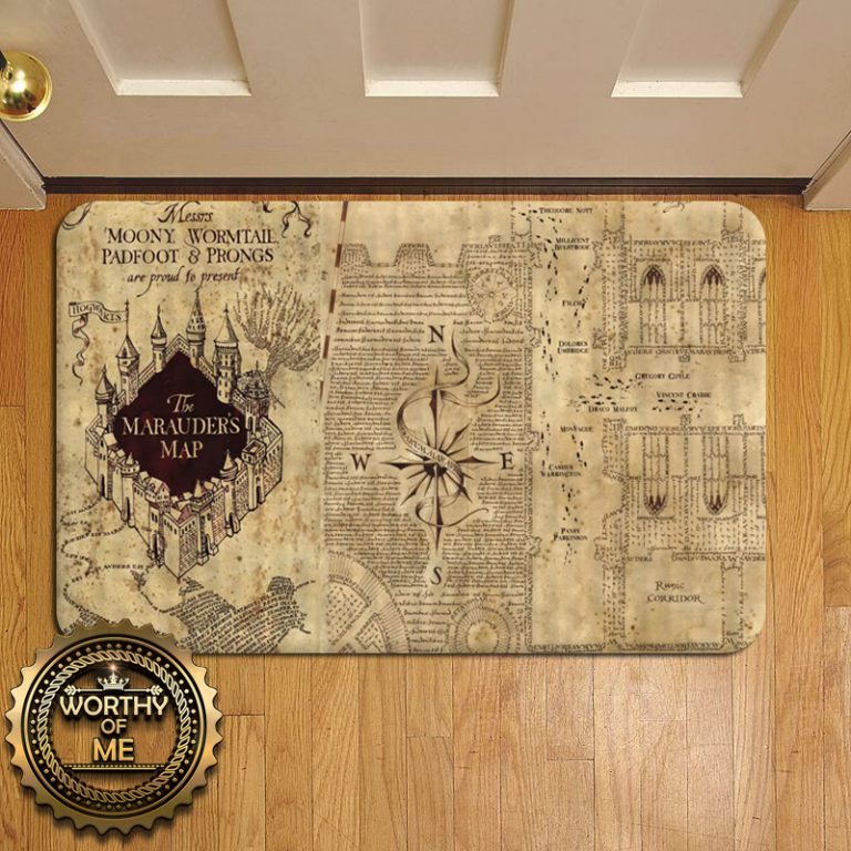 Marauder’s Map Mat – Worthy of Stepping on No-Gooders – Worthy of Me