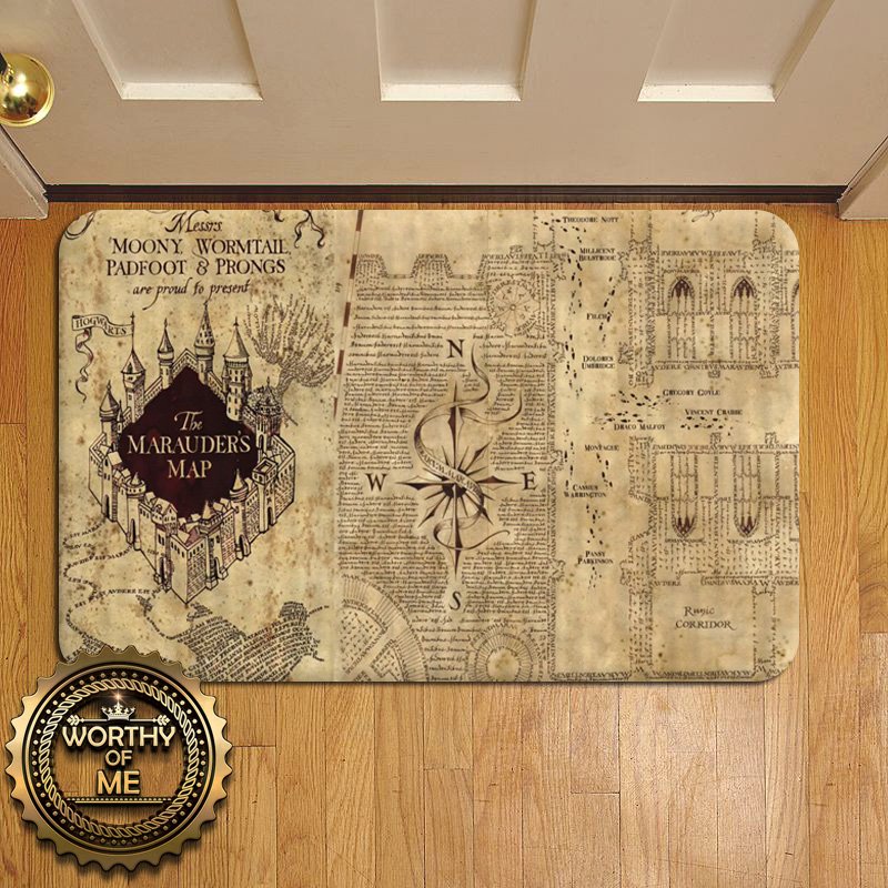 Marauder’s Map Mat – Worthy of Stepping on No-Gooders